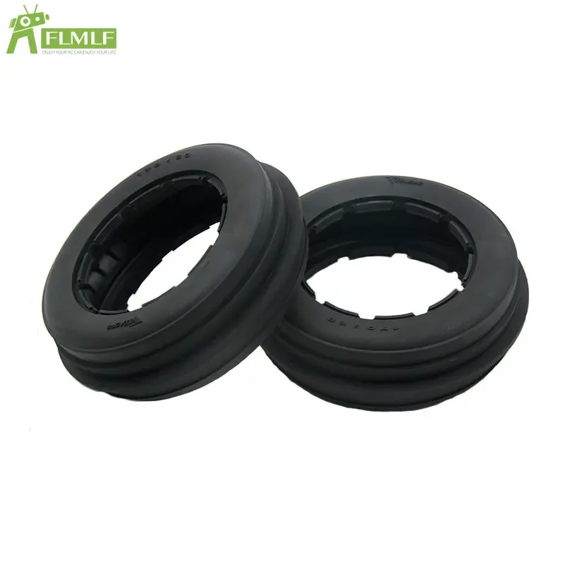 Rubber Desert Sand Tire Voor- of Achterwiel Band Skin Set Zonder Binnenschuim voor 1/5 HPI ROFUN ROVAN KM BAJA 5B SS RC AUTO-ONDERDELEN