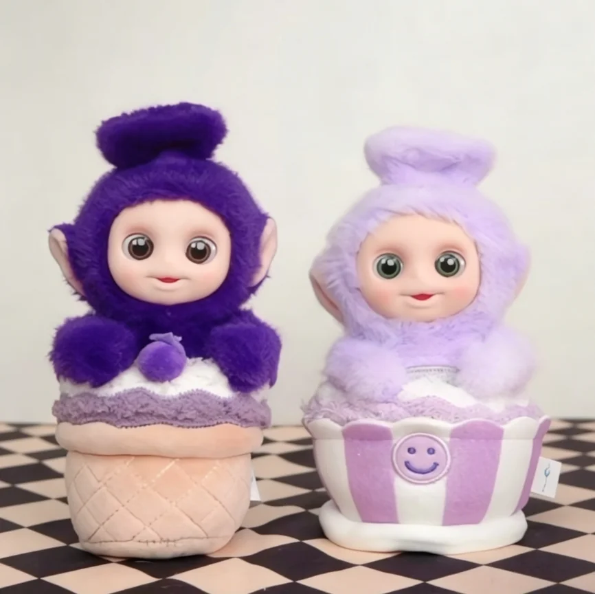 POPMART TELETUBBIES Afternoon Tea Diary SERIES Bolsa Sorpresa de Vinilo y Peluche, Colgante, Muñeco Kawaii, Set de Adornos