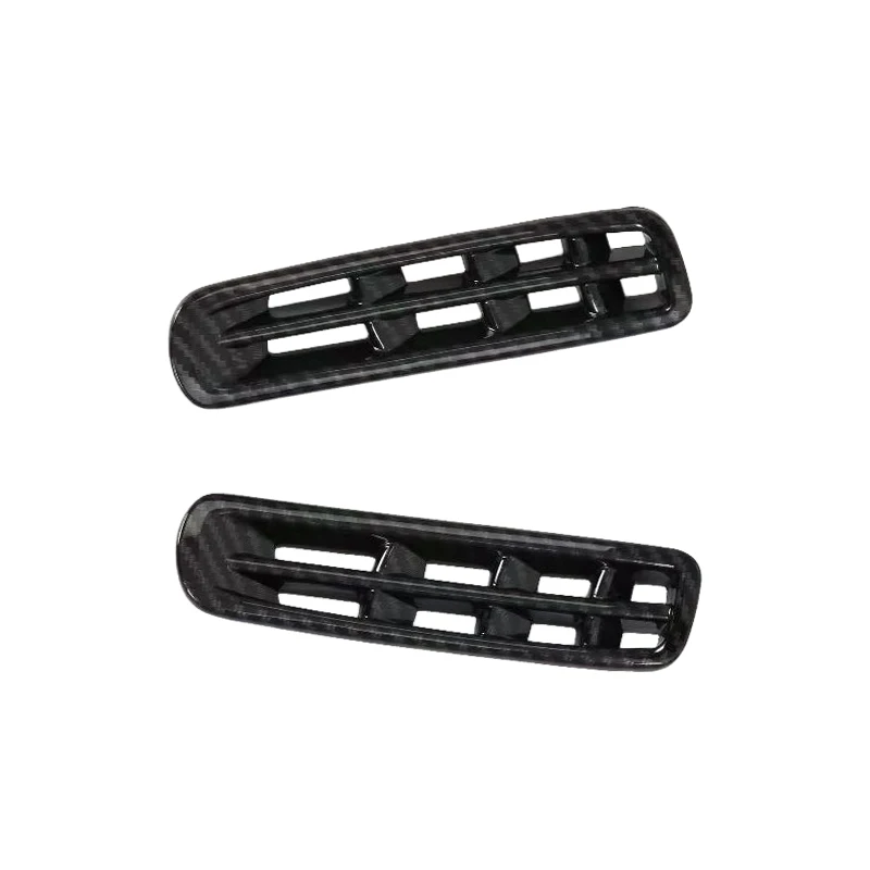 For Ford Focus 2019 2020 2022 2021 MK4 Car Carbon Fiber Style Front Column Air Outlet Cover Accessories Trim