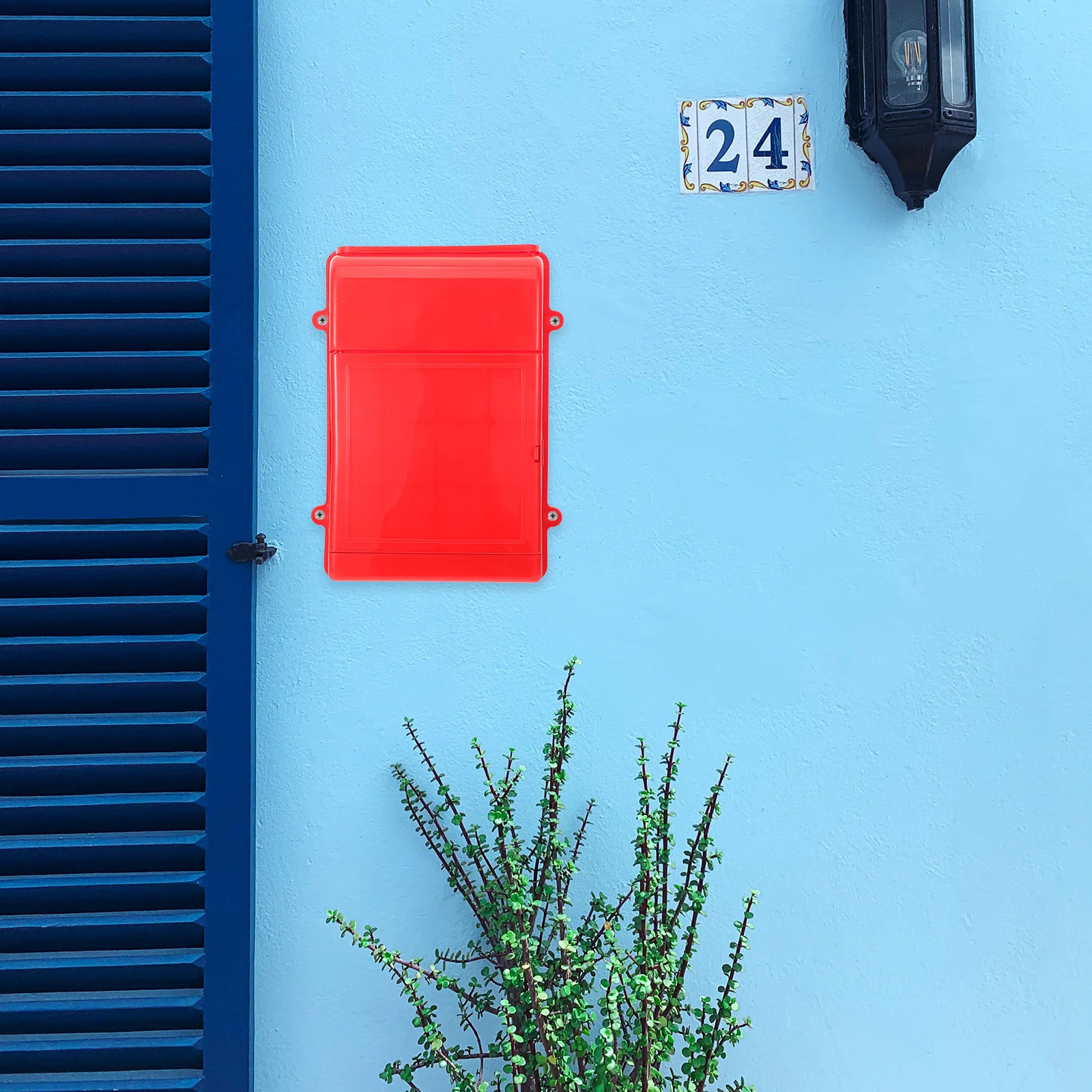 Postal Mail Box Hanging Organizer Metal Mailbox Report Household Wall Mount Plastic