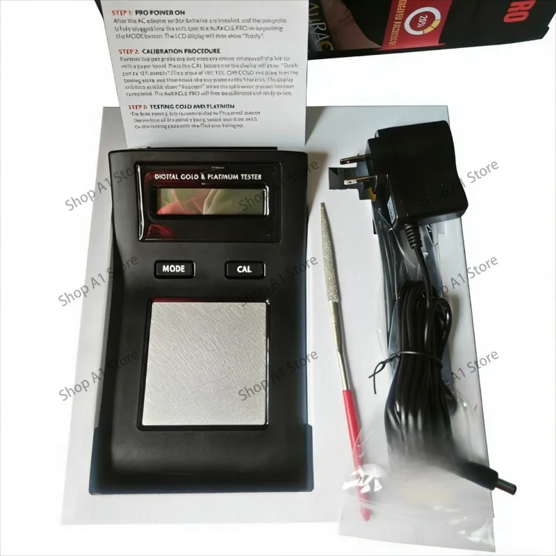 High Karat Gold & Platinum Tester -  Display Accurate Compact Portable Electronic Digital