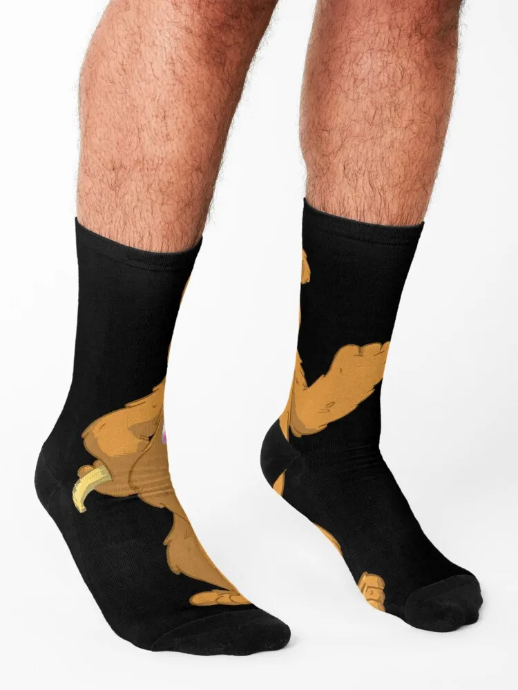 Fozzie Bear Socks anti slip football football cartoon FASHION Woman Socks Men's