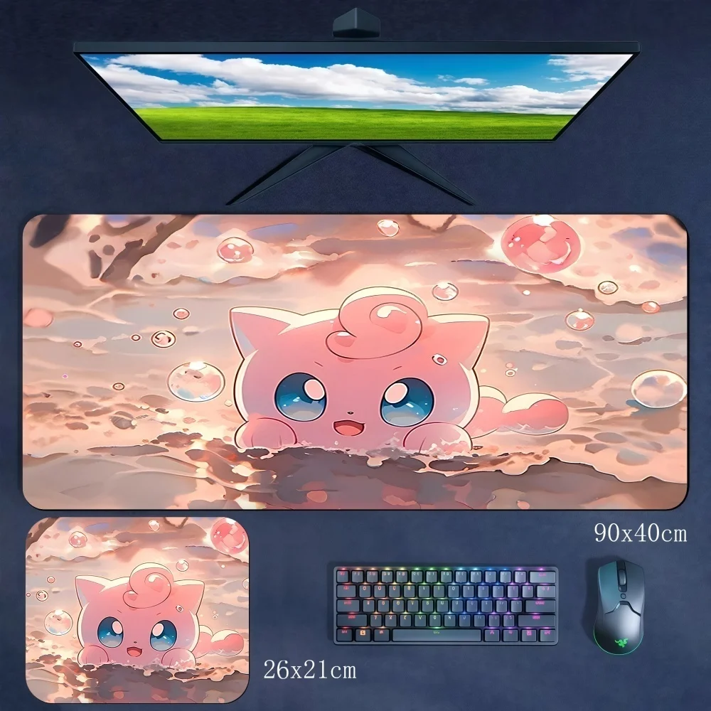 Office Small Size Premium Rubber Mouse Pad Cartoon Anime Cute Pokémon Large Size Rubber Non-Slip Mouse Pad Student Writing Pad