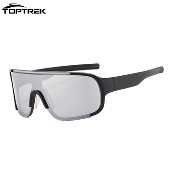 사이클링 안경 야외 스포츠 남성용 여성용 태양 보호 자전거 선글라스 UV400 방풍 스키 고글 도로 라이딩 안경
