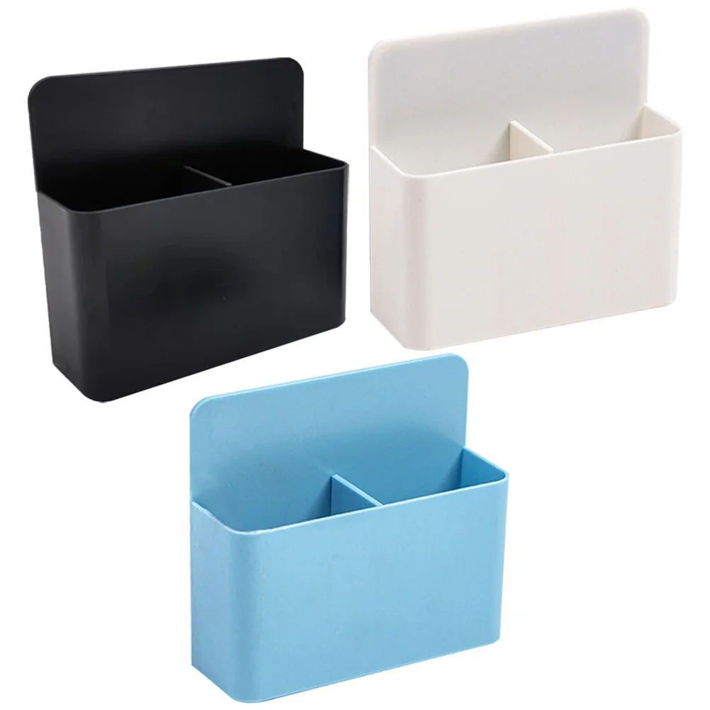 

3pcs Whiteboard Dry Erase Marker Holder Magnetic Pen Storage Box For Office School Classroom Organizer Mountable On Metal