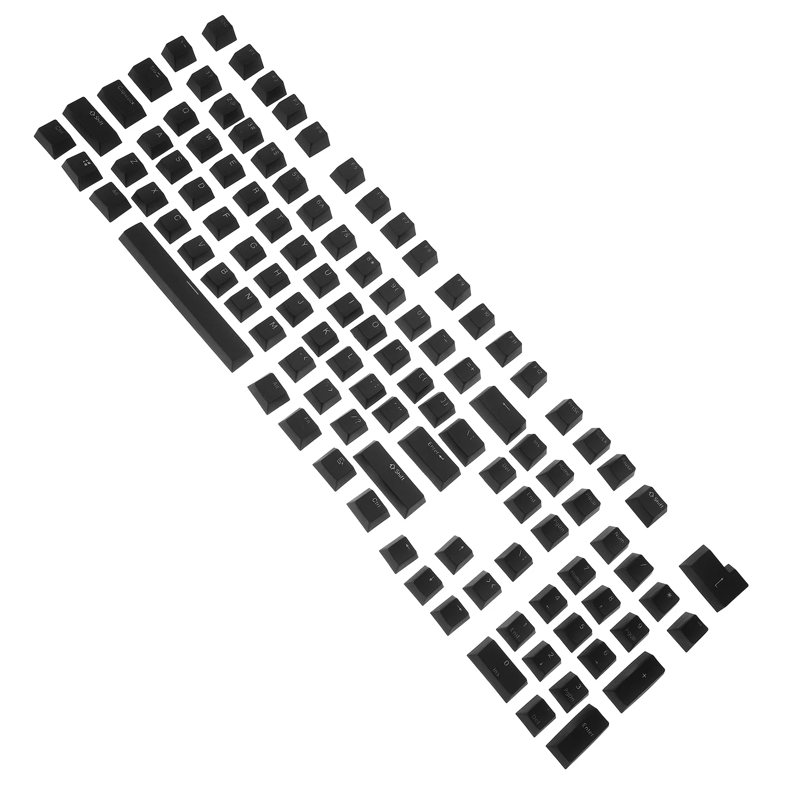 

1Set Mechanical Keyboard Keycaps Simple Character Design Pbt Key Caps Set for Customizing Your Keyboard Key Caps