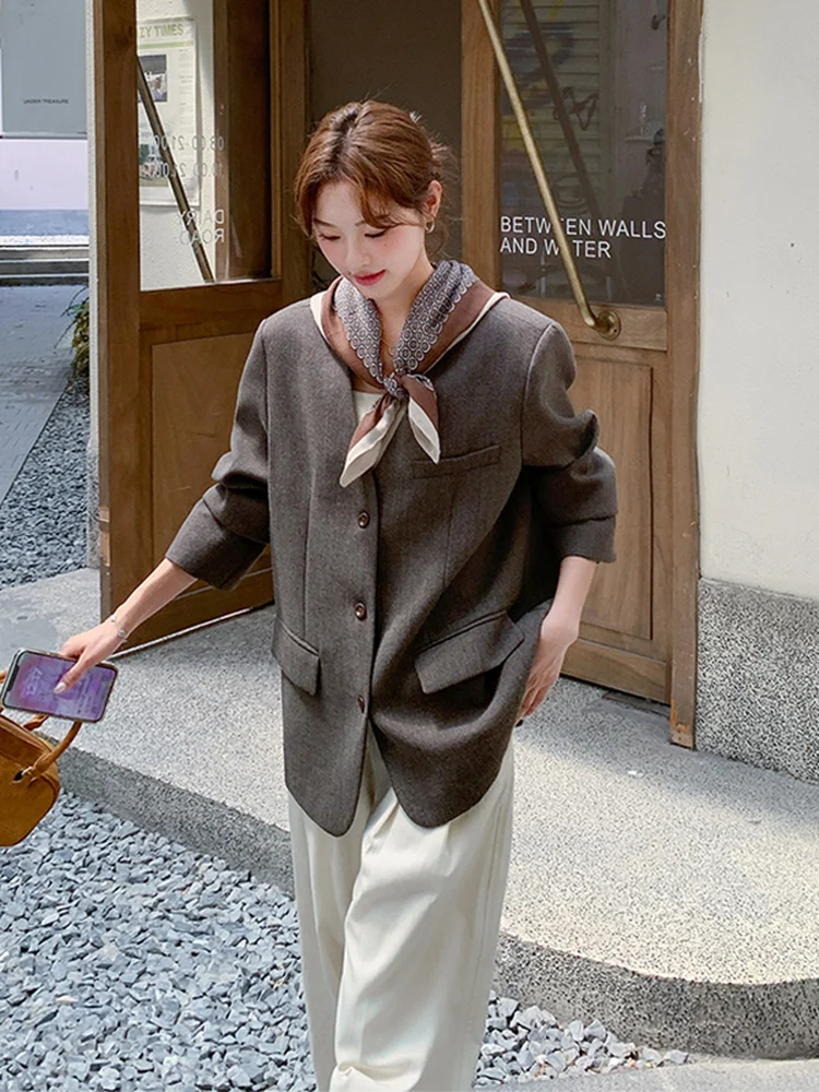 

Корейская женская куртка Sle Ele: новинка весенне-осеннего сезона, высококачественная, элегантная, комфортная рабочая одежда