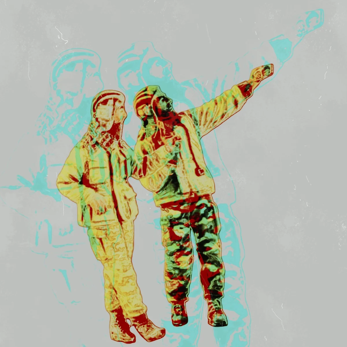 

1/35 Resin unpainted model kit, military theme, Syrian soldier selfie unassembled and unpainted GK, 1379R