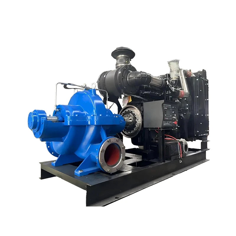 Large Flow Double Suction Split Diesel Pump Centrifugal High Building Pumping for Irrigation and Agricultural Use