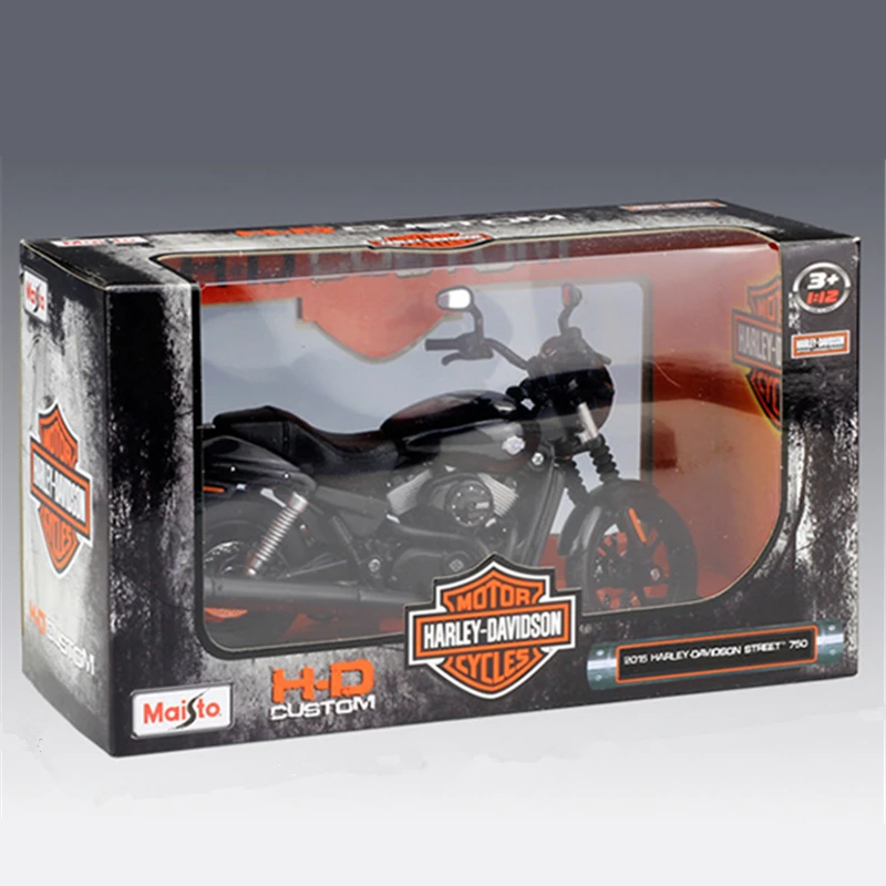 Maisto 1:12 Harley-Davidson Street 750 Alloy Sports Motorcycle Model Diecasts Metal Street Racing Motorcycle Model Kids Toy Gift