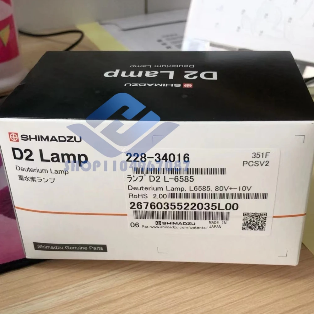 228-34016 Para lámpara de neutrerio de cromatógrafo líquido Shimadzu D2 L-6585