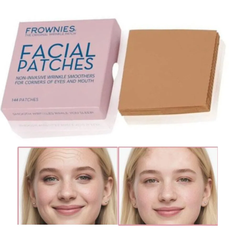 FROWNIES Face Lift Tape Lifting Firming Face Sticker For Women Forehead Anti-Wrinkle Lift Up Tape Frownies Facial Patches