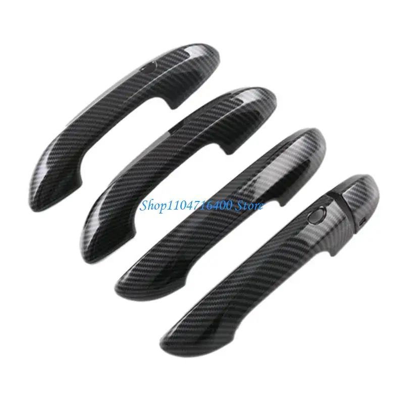 

y1gd ABS Carbon Fiber Outside Exterior Door Handle Frame Protective Cover for MGMulan