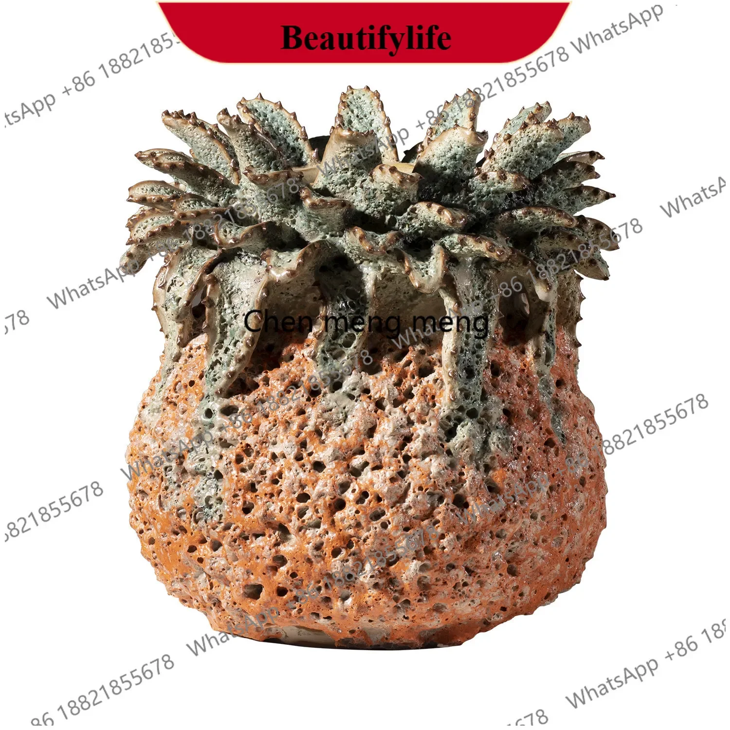 YL  Pineapple shaped flower furniture home ornament living room home decoration modern ornament