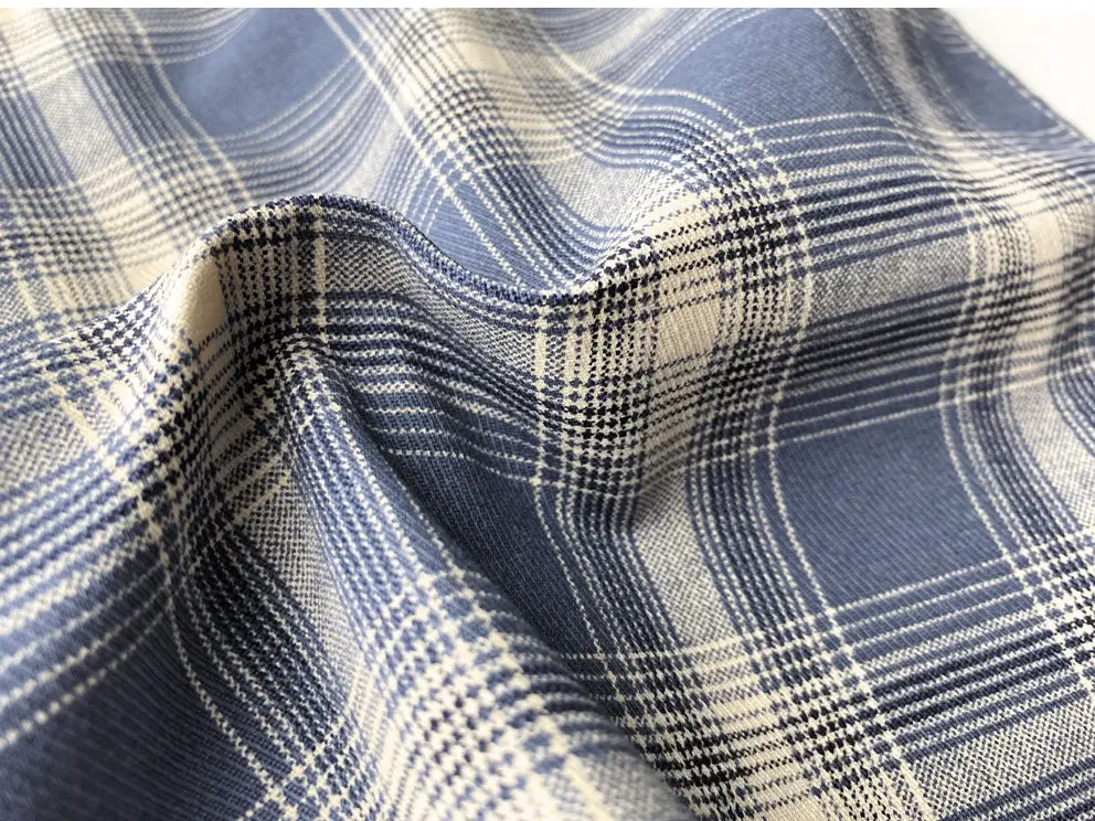 Neue Sommer-Kurzarm-Hemden mit Revers und Karomuster für Herren, einfache 100% Baumwolle, mit einer Tasche, lässige Blusen im amerikanischen Retro-Stil, lockere Oberteile. – Detail 18