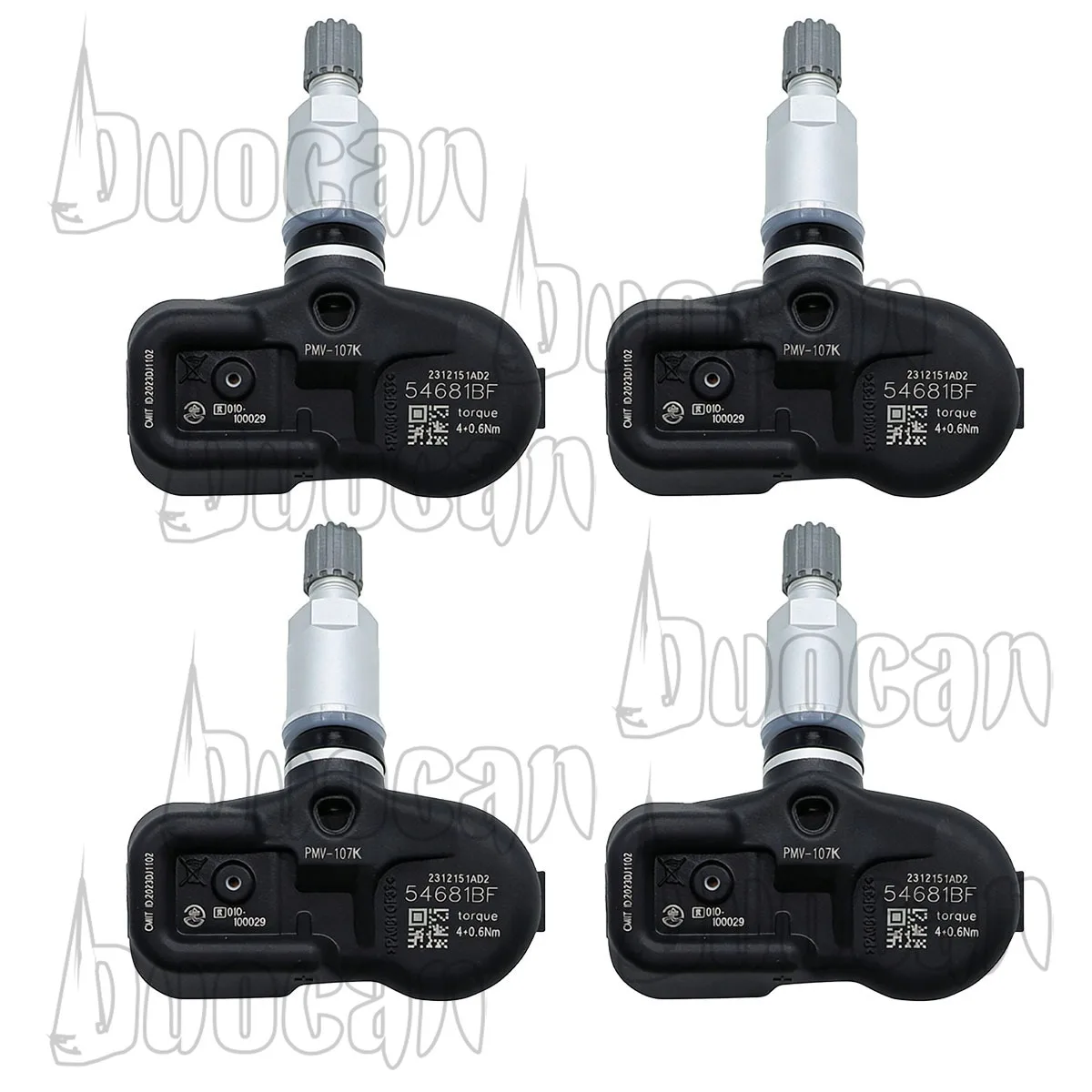 4 PCS Tire Pressure Monitor Sensor 42607-50010 PMV-107K 433MHz For Toyota Land Cruiser 200 RAV4 For Lexus ES GS LS