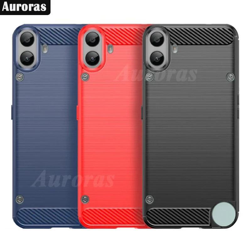 Auroras per telefono CMF 1 custodia Business spazzolato Texture Soft antiurto Shell per telefono CMF 1 Cover Fundas