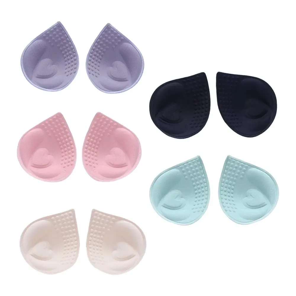 Soft Reusable Water Drop Shape Push Up Breast Bra Inserts Bikini Padding Inserts Chest Cups Pad Women Clothes Accessories