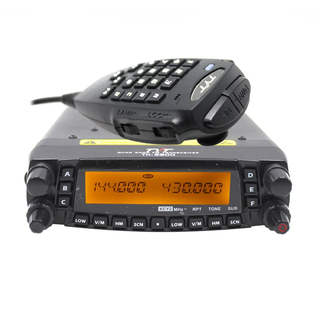 TYT TH 9800 plus 50W PTT Mobile Radio Station Car Walkie Talkie Upgraded TH9800 809CH Dual Display VHF UHF Transceiver