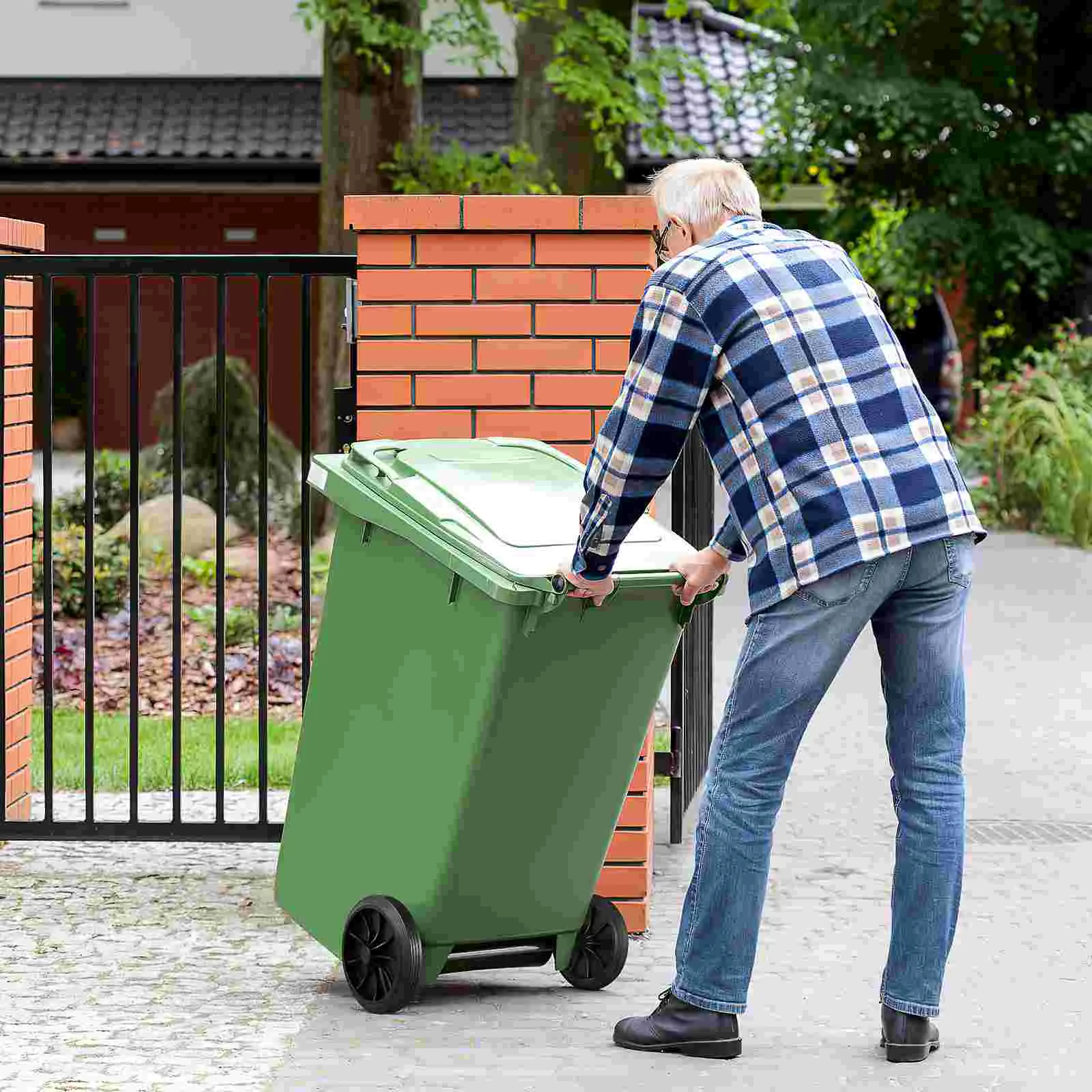 Małe gumowe kółko do kosza na śmieci Kółka do wózka Plastikowe kółko do worka na śmieci Praktyczne koło pasowe