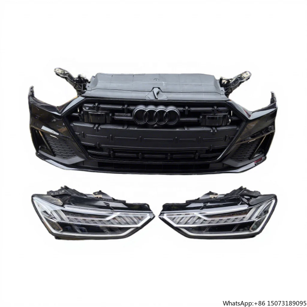 2024 Original High Quality  A7 Front Bumper with Radiator and Headlights Second-Hand for Body Kit Replacement