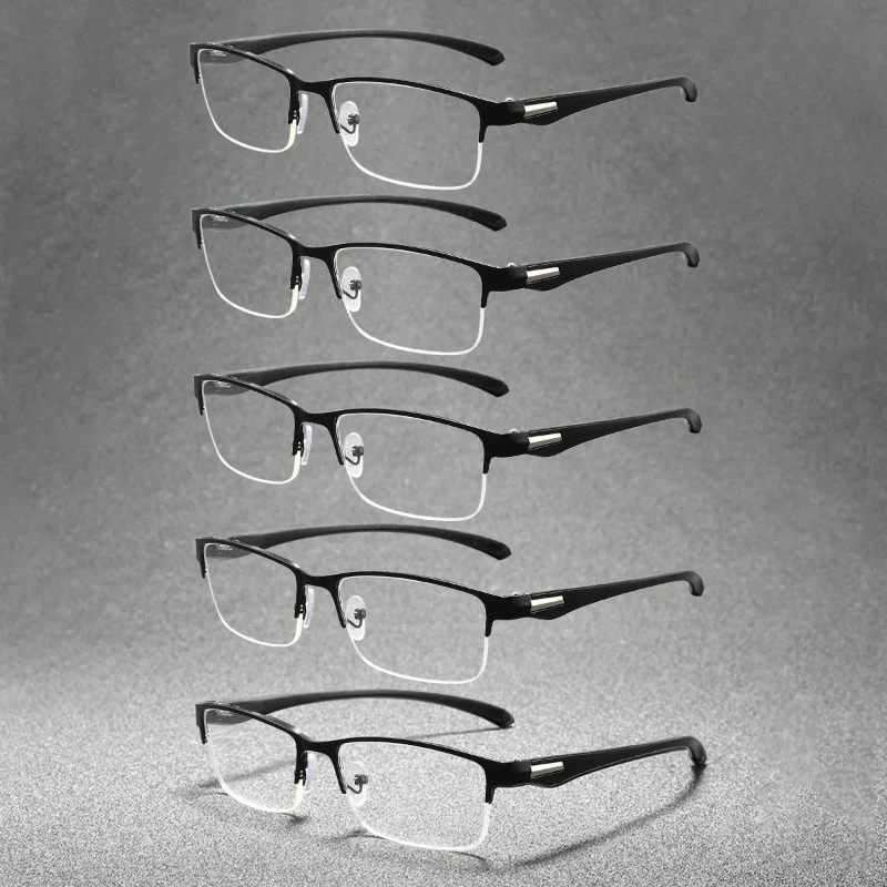 4-Pack Men's Reading Glasses Unisex  Meets Daily Usage Needs, Suitable for Middle-Aged and Elderly Individuals