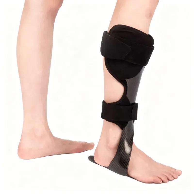Aluminum Carbon Fiber AFO Ankle Foot Orthosis Foot Drop Brace Stabilizer for Men Women