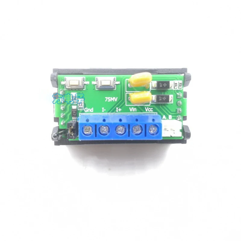 Protokol Modbus arus tinggi tampilan digital LCD DC meter 75mV