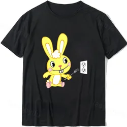 Happy Tree Friends Anime T-shirt Printed T-shirt Top Camisa Novelty Trend Outdoor Clothing Summer Casual Wear