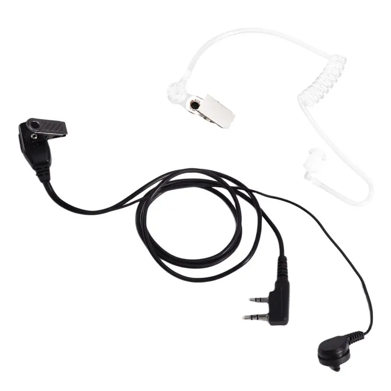 

Y43A-For BAOFENG UV-5R K-Plug 3 Wire Pro Covert Acoustic Tube Earpiece Headset PTT Mic Microphone For Kenwood Pro-Talk XLS TK