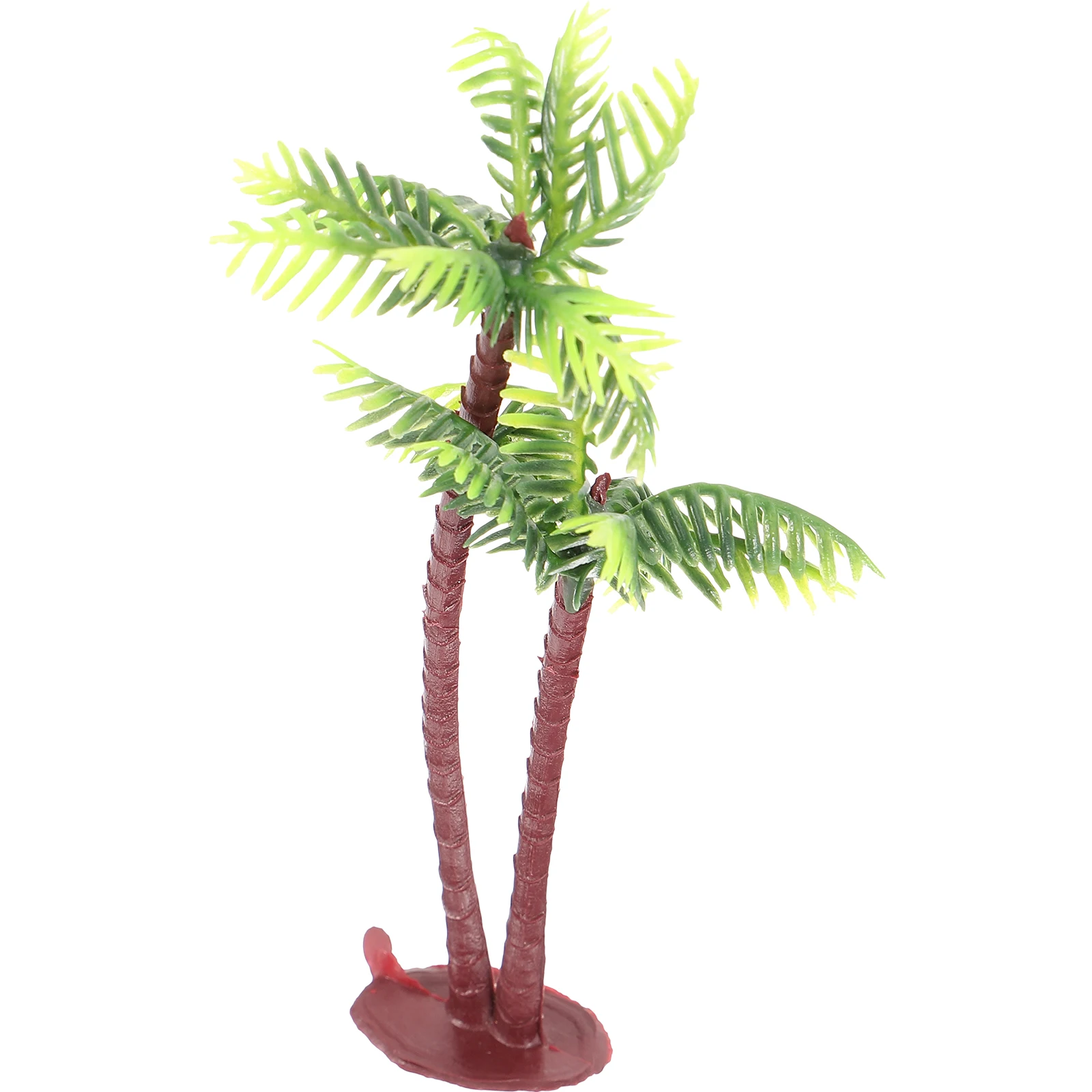 

Simulated Coconut Tree Decoration Mini Landscape Bonsai Green Fake Plant Props Cute Plastic Coconuts Palm Trees Gardening DIY