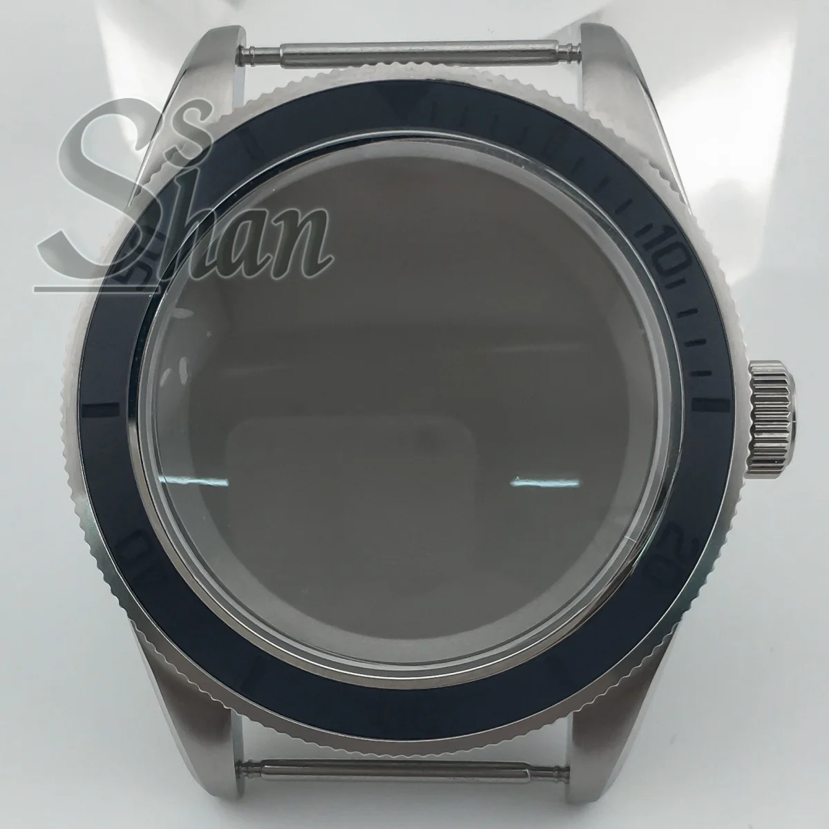 Boîtier en acier inoxydable de 39mm, lunette rotative en verre bombé, cristal saphir adapté aux pièces de mouvement NH34 NH35 NH36 EAT2824 PT5000