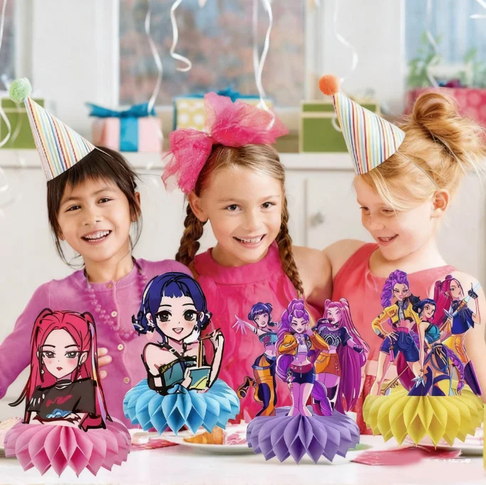 Kpop شيطان هنتر شخصيات كرتونية زينة للأطفال حفلة عيد ميلاد العسل الحلي سطح المكتب الديكور الدعائم هدية 2025 #6