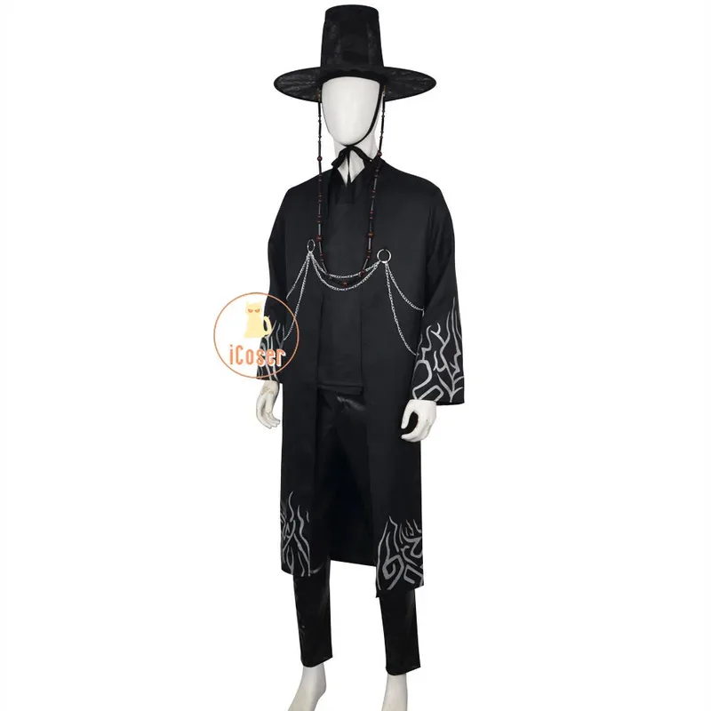 

Anime KPop Demon Hunters Jinu Saja Cosplay Costume Saja Boys Black Stage Performance Outfit Baby Saja Halloween Party Women Men