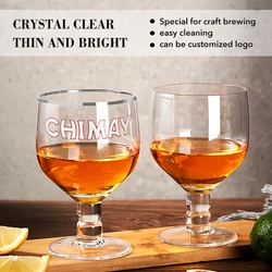 2PCS 16.9oz  Crystal Craft Beer Glass Suitable Home Bar Hotel Restaurant Tasting Wine Glass Personalized Logo Can Be Customized