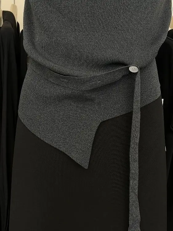 Koreańska bluzka damska z dzianiny lodowego jedwabiu, letnia, wyszczuplająca w talii, asymetryczny krój, wygodna koszulka.