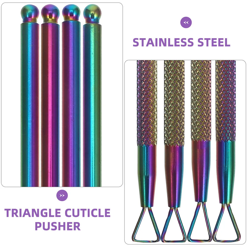 6개입 전문가용 네일 스크레이퍼 세트 젤 제거용 정교한 제작 사용하기 쉬운 매니큐어 필러 큐티클 도구 여성용