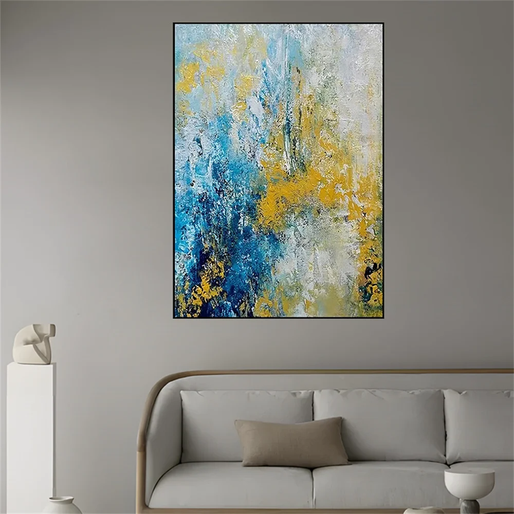 

Home Mural Orange Wall Art Picture On Canvas Modern Creative Abstract Composition Design Nordic Oil Painting Decor Living Room