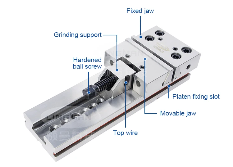 150 * 200 clamping parallel pliers 8 numerical control milling machine modular vice accuracy