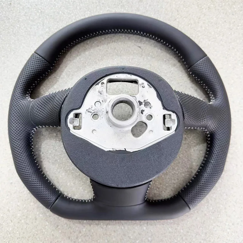 steering wheel for Audi A3 A4 A5 A6 A7 Q3 Q5 Q7 fully perforated steering wheel flat bottom steering wheel campaign