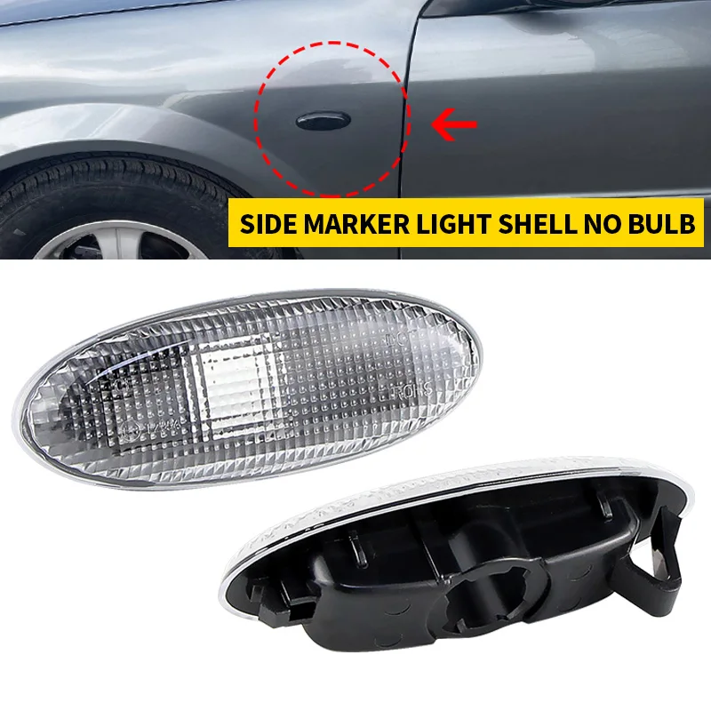Para Mazda B2500 323 1997-1998 Tribute MX-6 Protege 2001 2002 2003 luz de señal de giro cubierta de lámpara de marcador lateral Shell OEM B01W-51-120