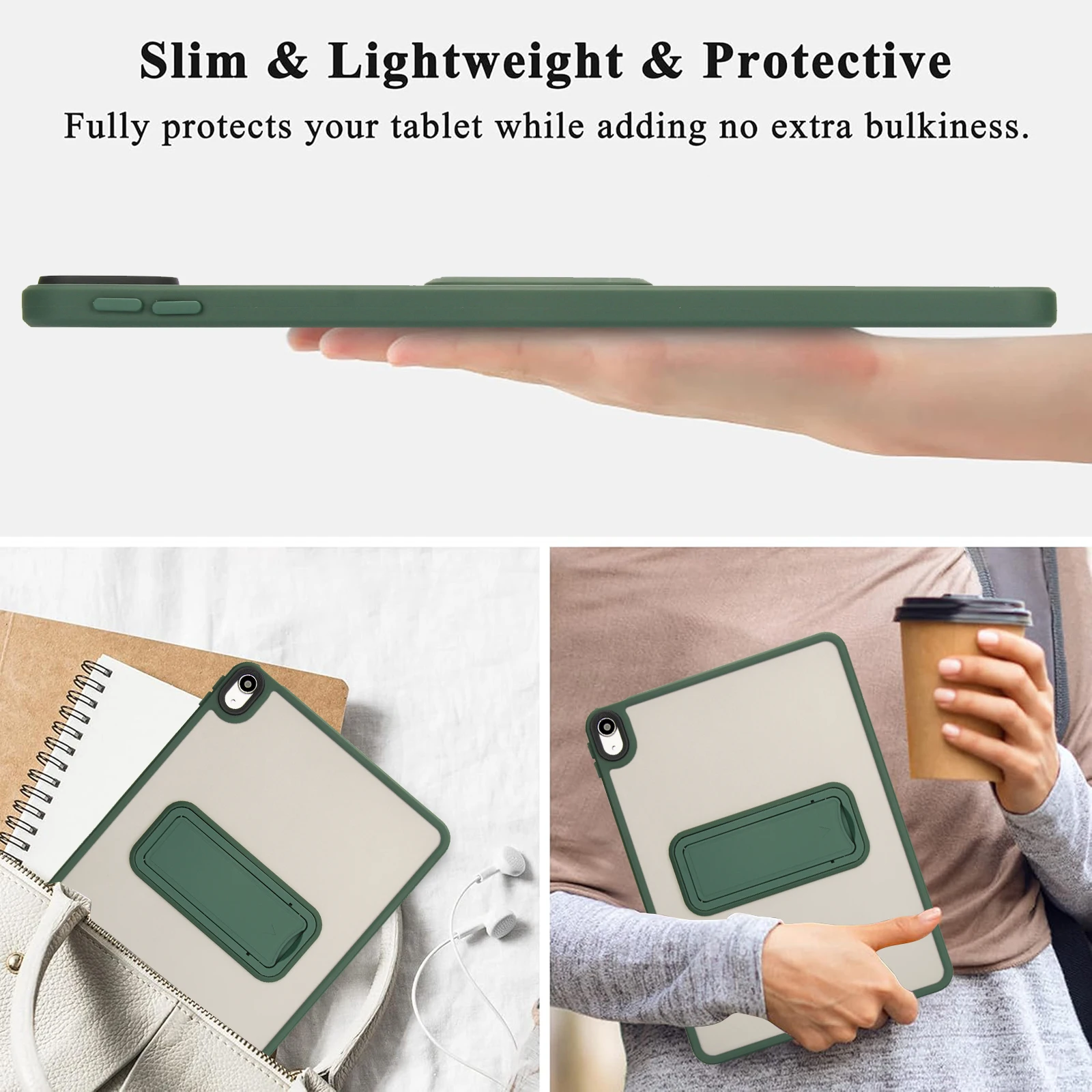 สําหรับ iPad 5th 6th 9.7 "7th 8th 9th 10.2" Air 4 Air 5 Air 11 A16 2025 Pro11 10th iPad mini 4 5 6 7 Hard PC + TPU ฝาครอบกรณี