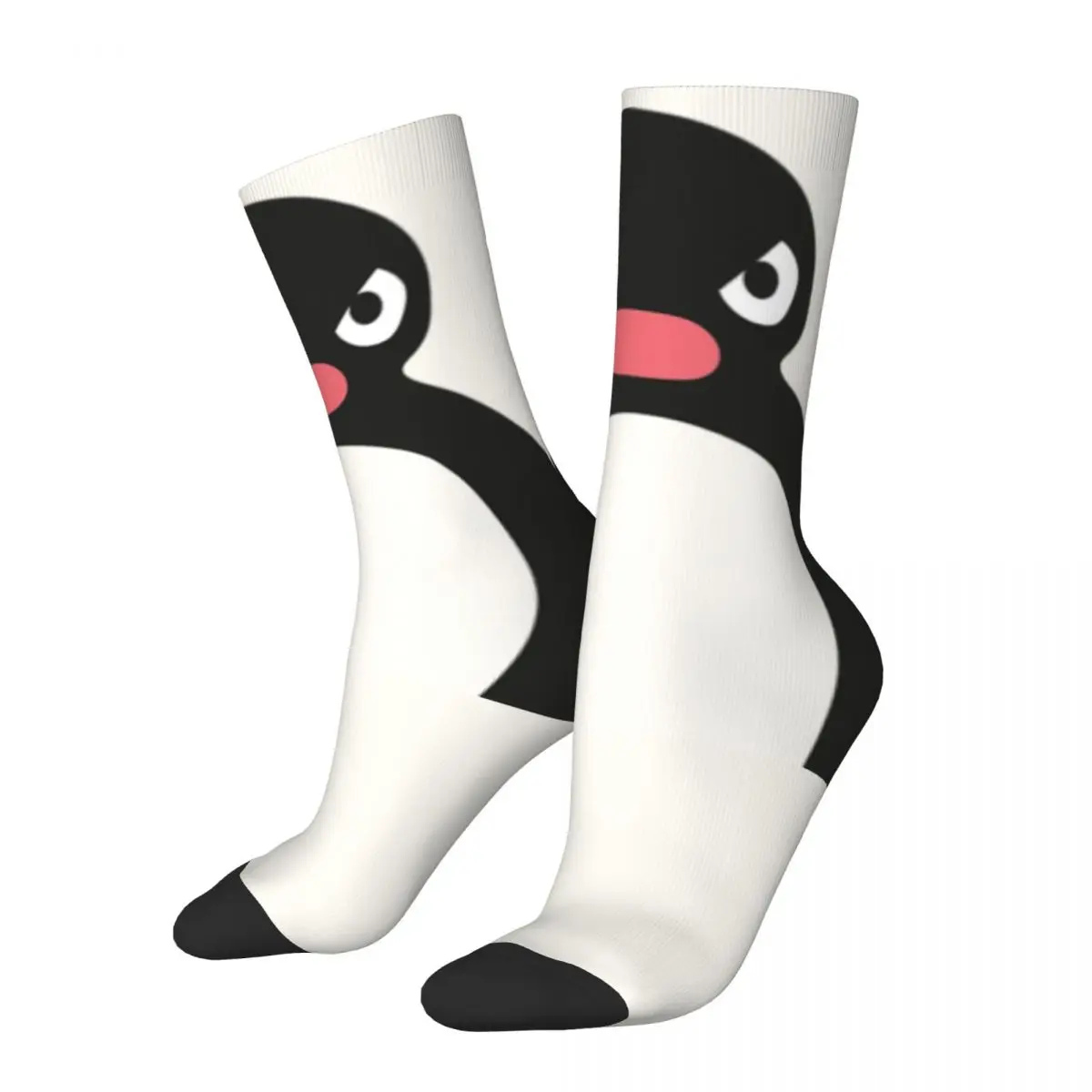 Angery Pingu Men Women Socks Windproof Novelty Spring Summer Autumn Winter Stockings Gift