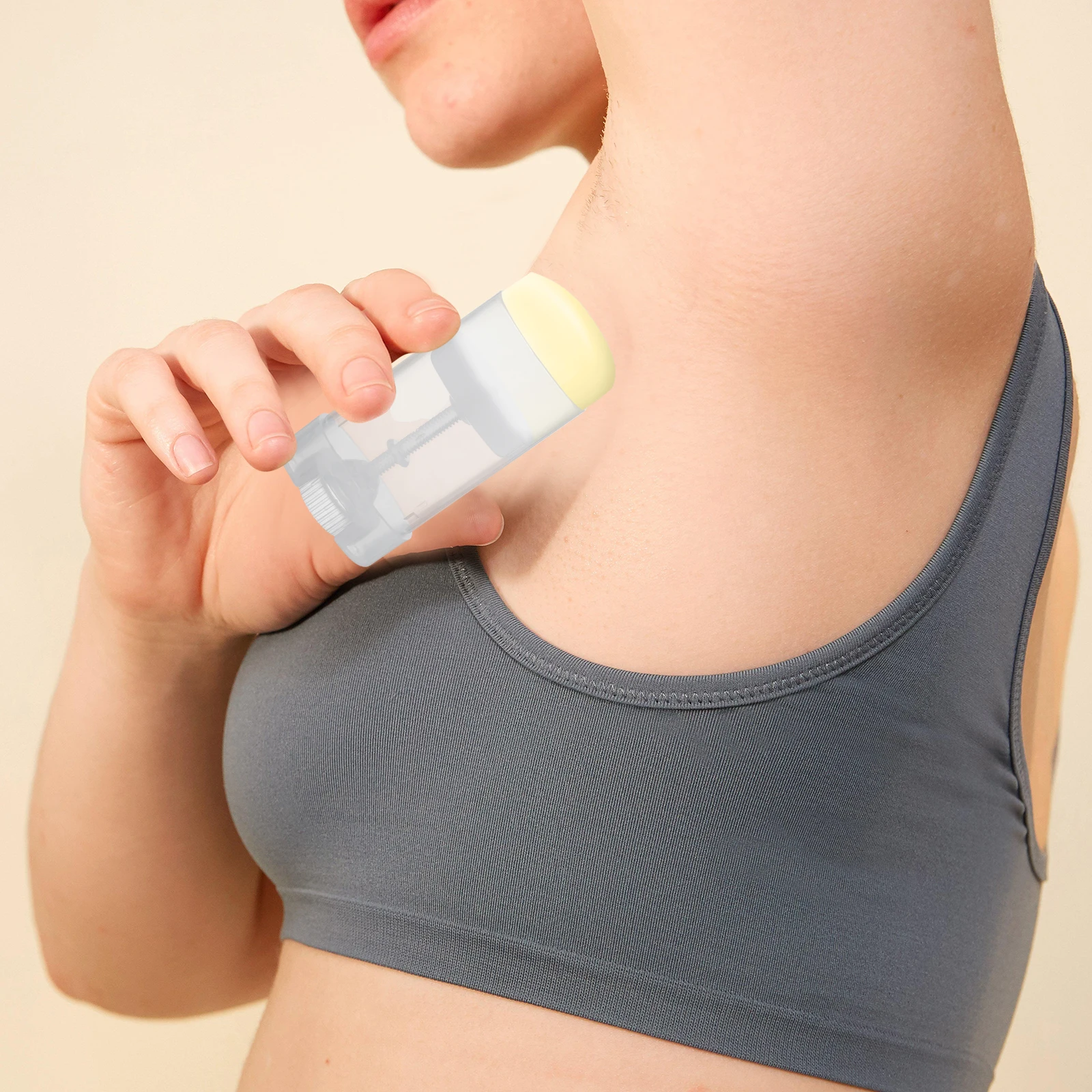 

10Pcs Durable Deodorant Container Tubes Leakproof Portable Storage Bottles Refillable Sub Package Holders