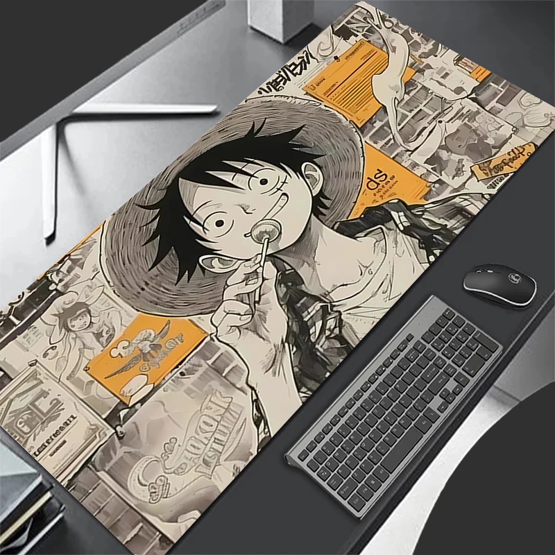 

Large Mouse pad one Piece Luffy pc speed For e-sports players 800x300 Laptop Computer Keyboard desk Mat xxl 800x300 mousepad