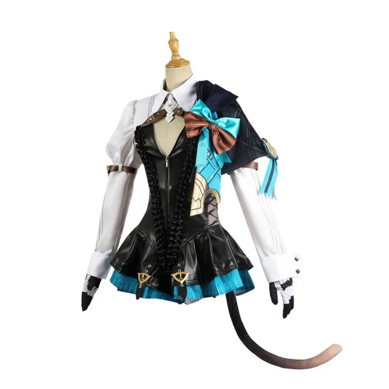 Lynette Anime Cosplay Traje para Homens e Mulheres, Roupas Mágicas, Conjunto Completo de Halloween Roupas
