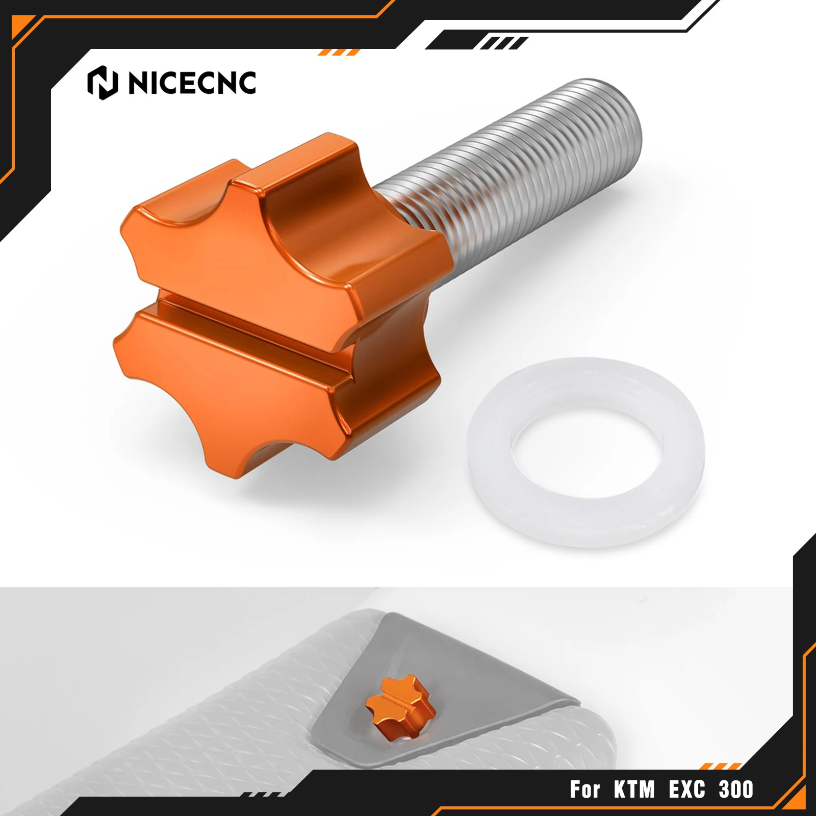 

NICECNC For KTM EXC 300 SX 125 SX-F 450 EXC-F 350 XCW 500 XCF-W 350 XC300 XC-F 350 SX 250 2024 Quick Release Seat Bolt Screw