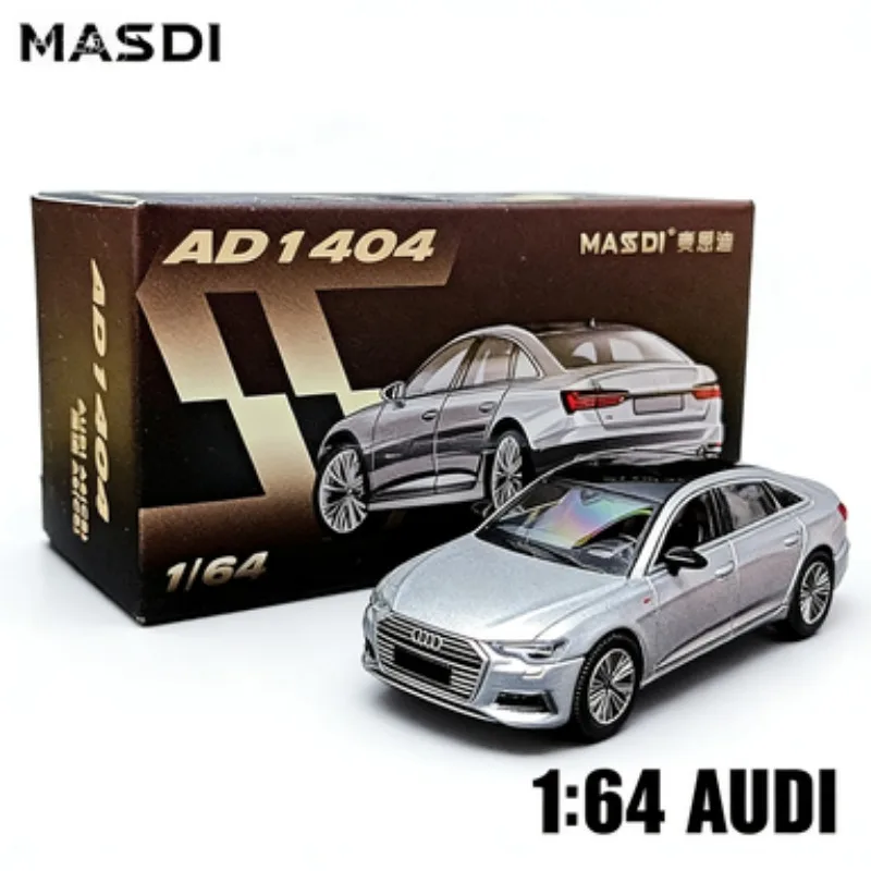 

MASDI 1:64 Audi, die-cast alloy car model, gift for boys, high-end static collection model for adults, holiday gift.