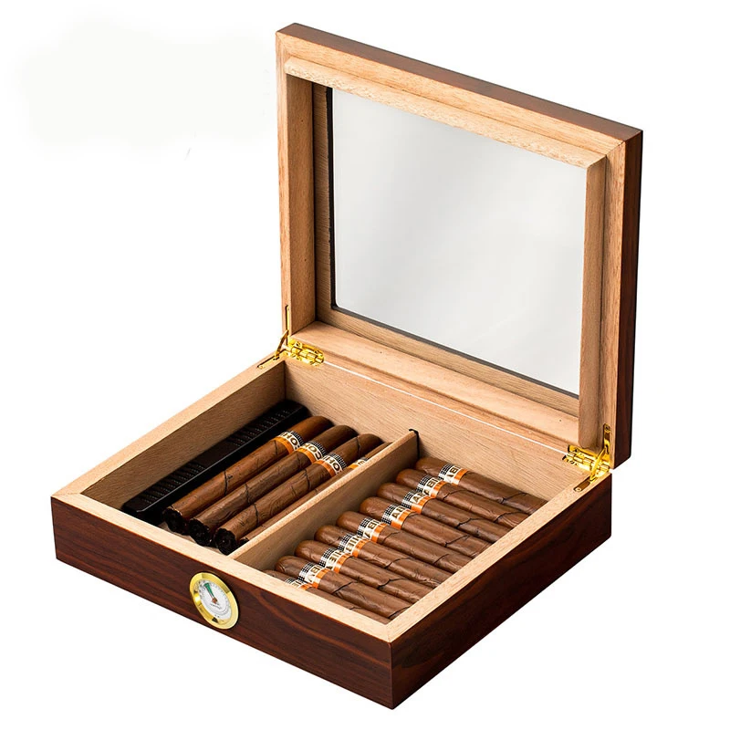 classic-cedar-wood-cigar-divider-glass-top-cigar-humidor-portable-travel-case-humidor-desktop-box-with-humidifier-and-hygrometer