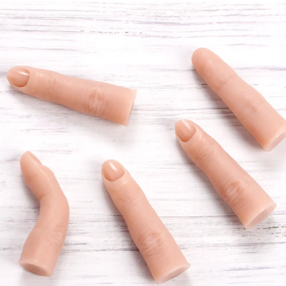 Bendable Fake Finger for Nail Art Practice – Realistic Training Tool for Beginners and Halloween